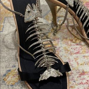 Giuseppe Zanotti Fishbone Sandals Size 37